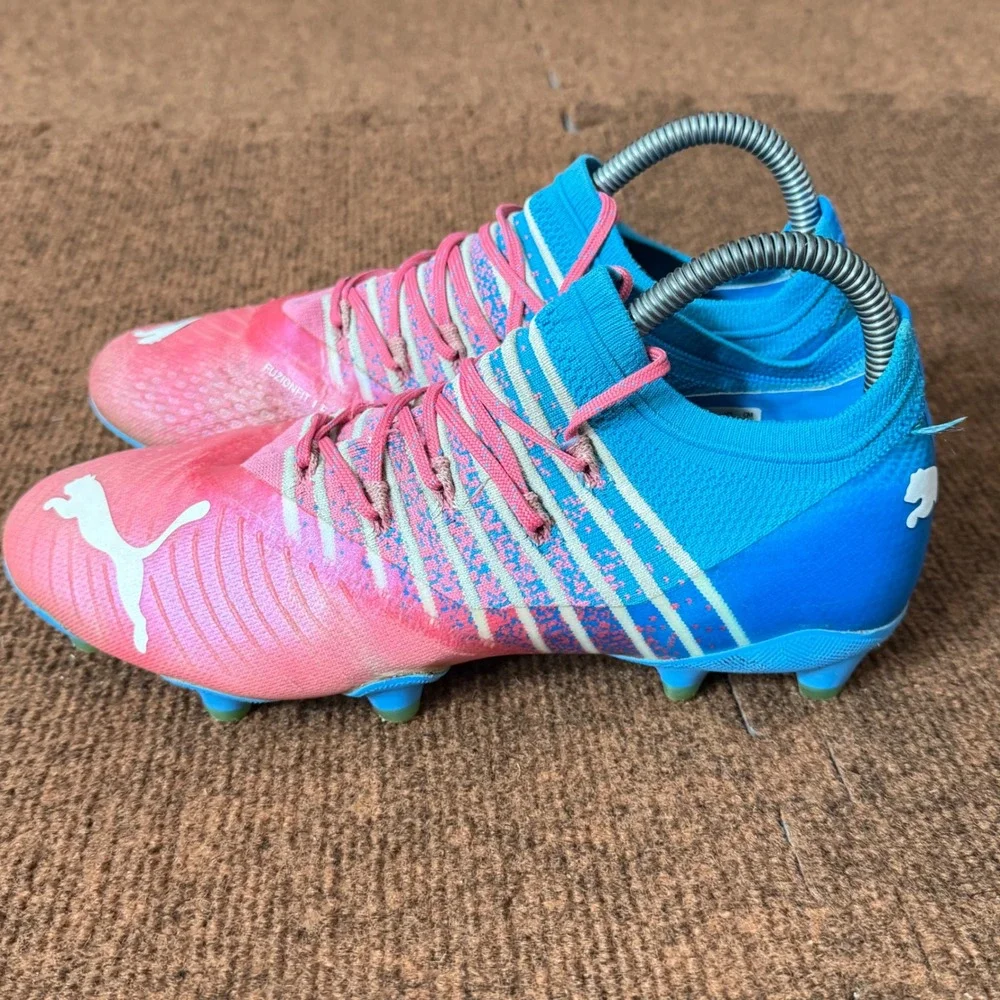 Puma Future Z 1.4 FG/AG Soccer Cleats Pink Blue 107088-01 Mens 7 fast hubba buba